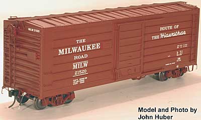 Milwaukee 40' Boxcar #43