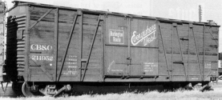 CB&Q 40' Boxcar