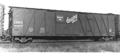 CB&Q 50' Boxcar