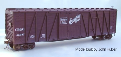 CB&Q 50' Boxcar