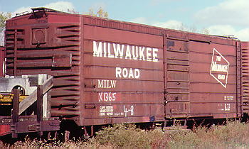 Milwaukee 40. Ribbed Side Box Car